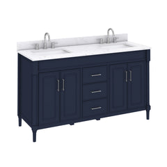 Bristol 60 in. Double Sink Bathroom Vanity