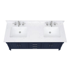 Bristol 60 in. Double Sink Bathroom Vanity