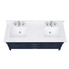 Bristol 60 in. Double Sink Bathroom Vanity