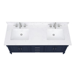 Bristol 60 in. Double Sink Bathroom Vanity