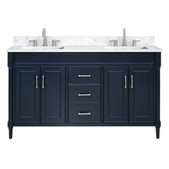 Bristol 60 in. Double Sink Bathroom Vanity