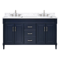 Bristol 60 in. Double Sink Bathroom Vanity