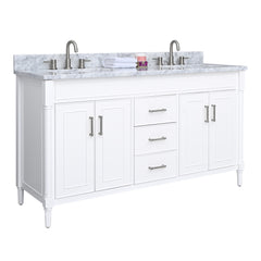Bristol 60 in. Double Sink Bathroom Vanity