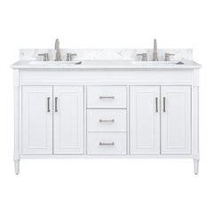Bristol 60 in. Double Sink Bathroom Vanity