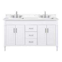Bristol 60 in. Double Sink Bathroom Vanity