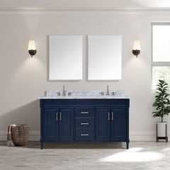 Bristol 60 in. Double Sink Bathroom Vanity
