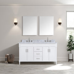 Bristol 60 in. Double Sink Bathroom Vanity