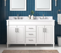 Bristol 60 in. Double Sink Bathroom Vanity