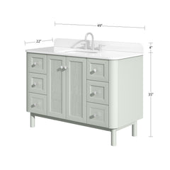 Briza 48 in. Single Sink Bathroom Vanity