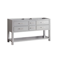 Brooks 60 in. Double Sink Bathroom Vanity