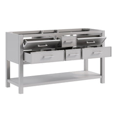Brooks 60 in. Double Sink Bathroom Vanity