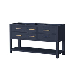 Brooks 60 in. Double Sink Bathroom Vanity