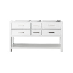 Brooks 60 in. Double Sink Bathroom Vanity