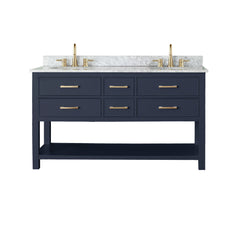 Brooks 60 in. Double Sink Bathroom Vanity