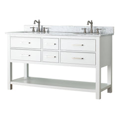 Brooks 60 in. Double Sink Bathroom Vanity