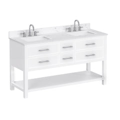 Brooks 60 in. Double Sink Bathroom Vanity