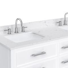 Brooks 60 in. Double Sink Bathroom Vanity