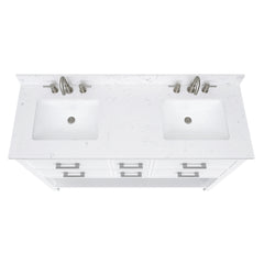 Brooks 60 in. Double Sink Bathroom Vanity