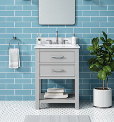 Brooks 24 in. Single Sink Bathroom Vanity