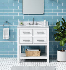 Brooks 30 in. Single Sink Bathroom Vanity