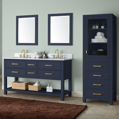 Brooks 60 in. Double Sink Bathroom Vanity