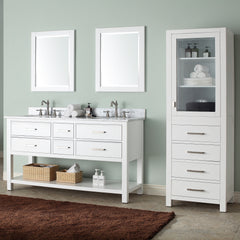 Brooks 60 in. Double Sink Bathroom Vanity
