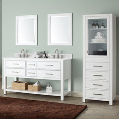 Brooks 60 in. Double Sink Bathroom Vanity