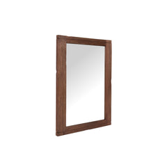 Kai 24 Inch Mirror in Brown Reclaimed Wood