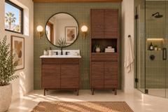 Carina 30 in. Single Sink Teak Wood Bathroom Vanity