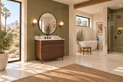 Carina 36 in. Single Sink Teak Wood Bathroom Vanity