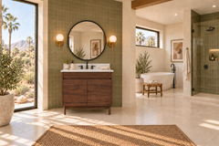 Carina 36 in. Single Sink Teak Wood Bathroom Vanity