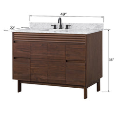 Carina 48 in. Single Sink Bathroom Vanity