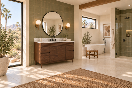 Carina 48 in. Single Sink Teak Wood Bathroom Vanity