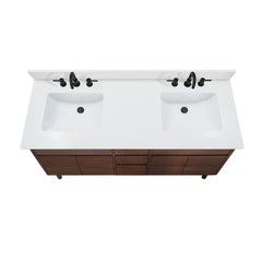 Carina 60 in. Double Sink Bathroom Vanity