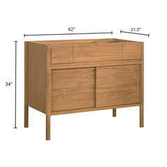 Colbie 42 in. Single Sink Bathroom Vanity with Dual Mount Option