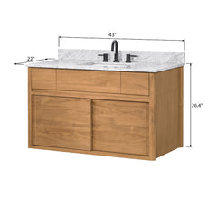Colbie 42 in. Single Sink Bathroom Vanity with Dual Mount Option