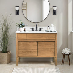 Colbie 42 in. Single Sink Bathroom Vanity with Dual Mount Option