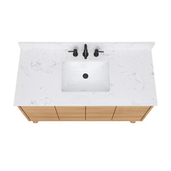 Coventry 48 in. Single Sink Teak Bathroom Vanity