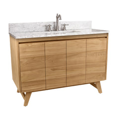 Coventry 48 in. Single Sink Teak Bathroom Vanity