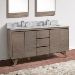 Coventry 60 in. Double Sink Bathroom Vanity
