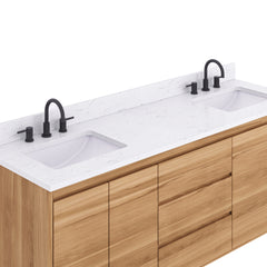Coventry 72 in. Double Sink Bathroom Vanity