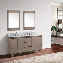 Coventry 60 in. Double Sink Bathroom Vanity