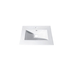 Vitreous China Top with Integrated Bowl (Single Hole)