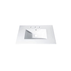 Vitreous China Top with Integrated Bowl (8" Holes)