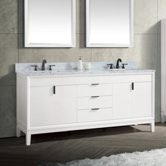 Emma 72 in. Double Sink Bathroom Vanity