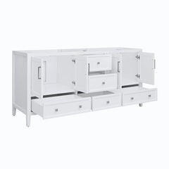 Everette 72 in. Double Sink Bathroom Vanity