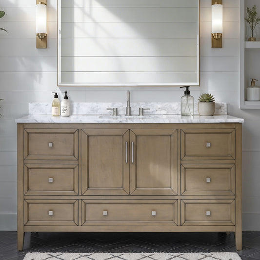 Everette 60 in. Single Sink Bathroom Vanity