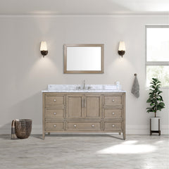 Everette 60 in. Single Sink Bathroom Vanity