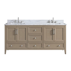 Everette 72 in. Double Sink Bathroom Vanity