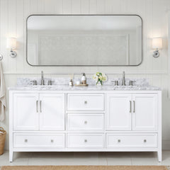 Everette 72 in. Double Sink Bathroom Vanity